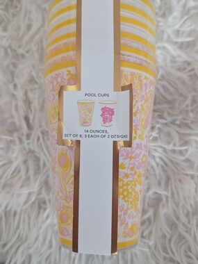 Lilly Pulitzer Pool Cups - Set of 6